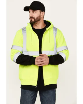 Hawx Men's High Vis Hooded Jacket