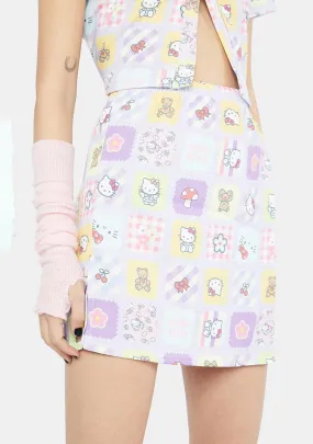 Hello Kitty Patchwork Skirt-