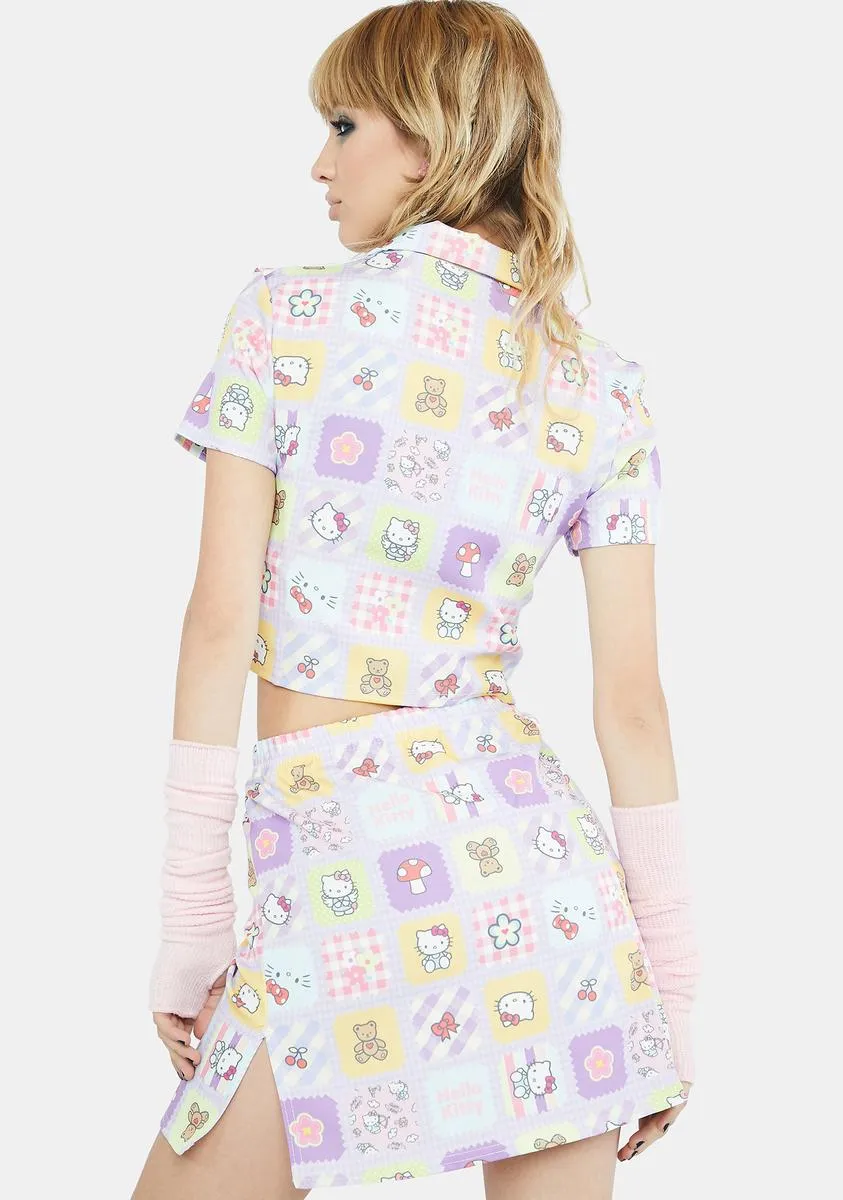 Hello Kitty Patchwork Skirt-