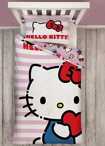 Hello Kitty Single Duvet Cover Set | Kaleidoscope