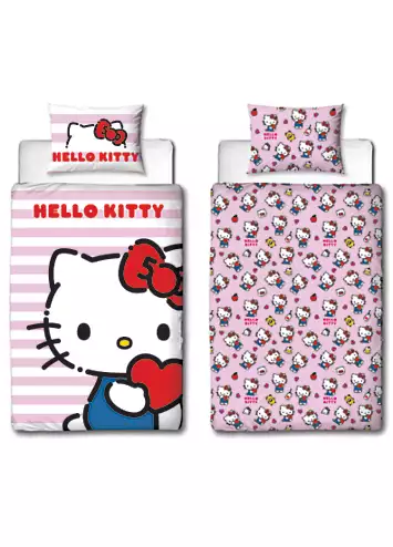 Hello Kitty Single Duvet Cover Set | Kaleidoscope