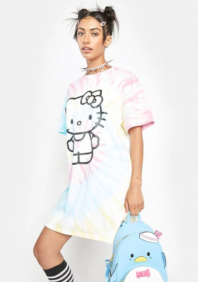 Hello Kitty Tie Dye Tee Dress-