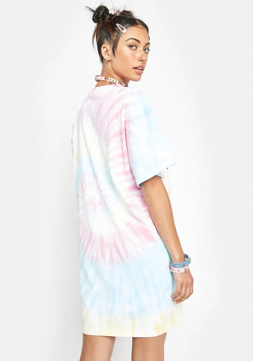 Hello Kitty Tie Dye Tee Dress-