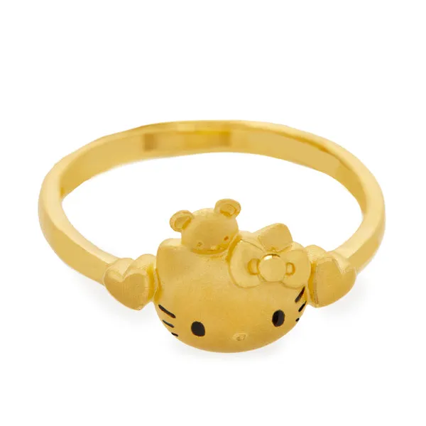 Hello Kitty x Chow Tai Fook 24K Gold Tiny Chum Ring