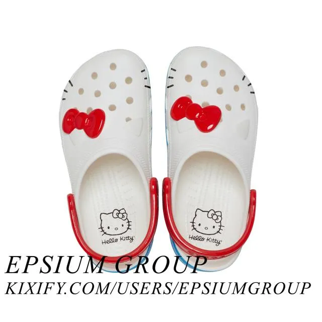 Hello Kitty x Crocs Classic Clog (I AM/ White/ Blue/ Red...