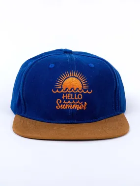 Hello Summer Multi Color Free Size Unisex Baseball Caps