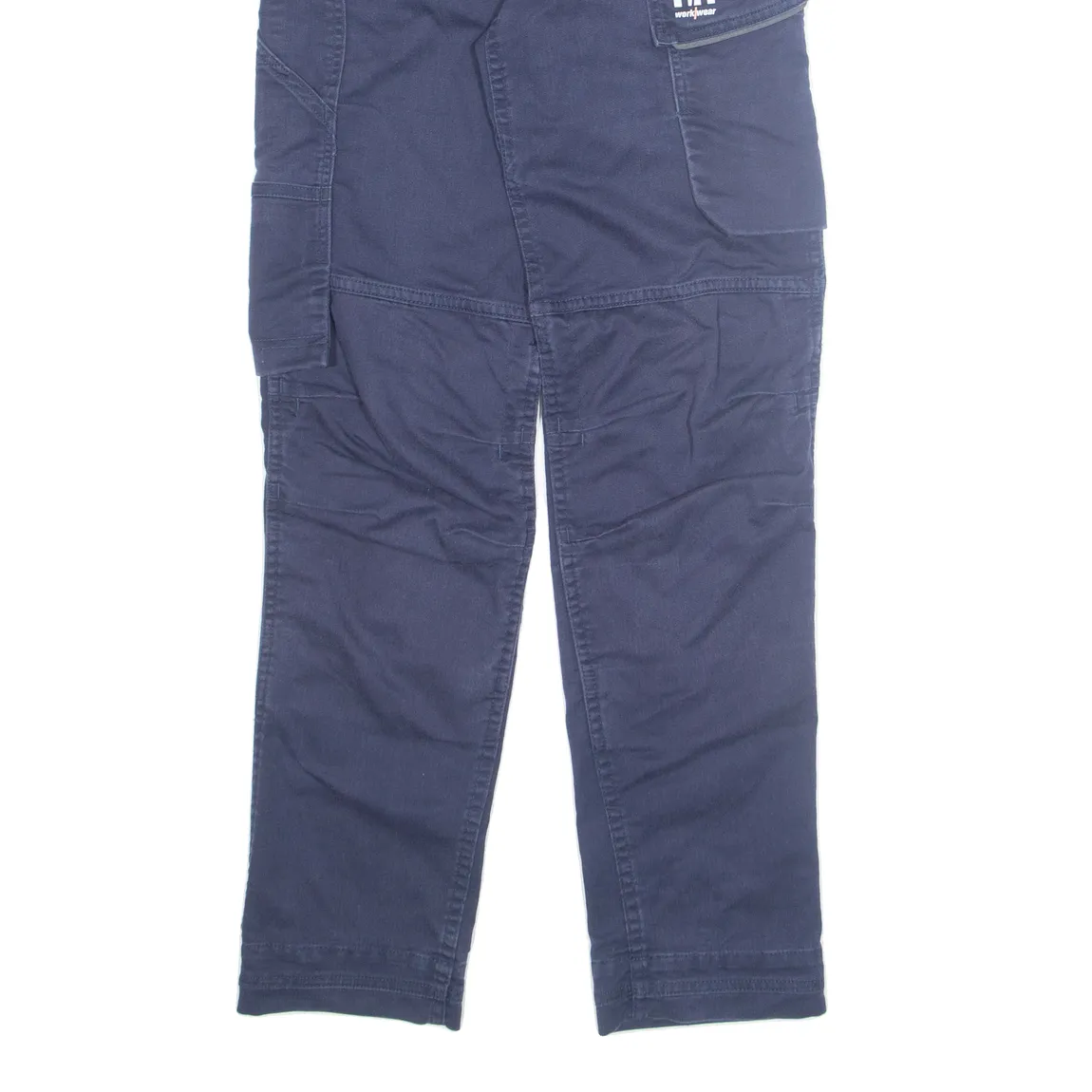 HELLY HANSEN Cargo Workwear Womens Trousers Blue Regular Tapered W26 L30