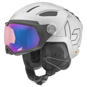Helmet w/ visor Bollé ---V-Ryft Mips White Pearl Shiny