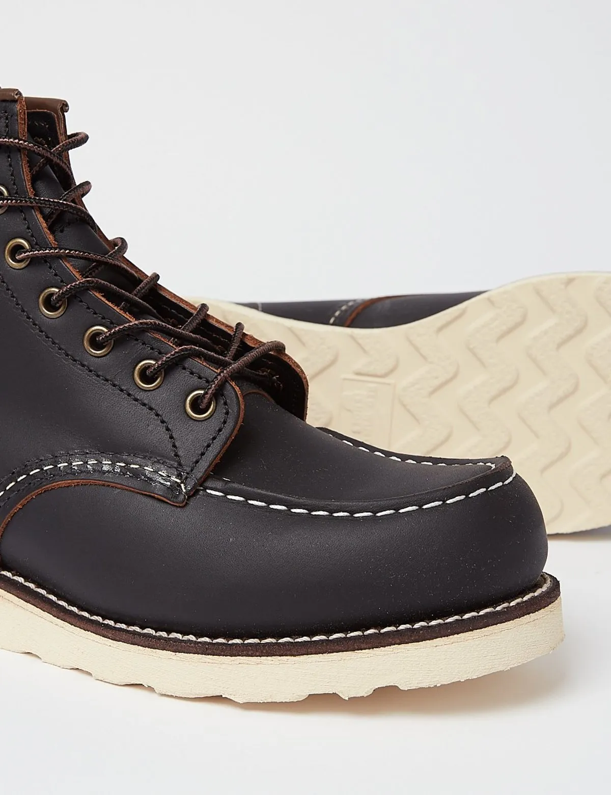 Heritage Work 6" Moc Toe Boot - Black