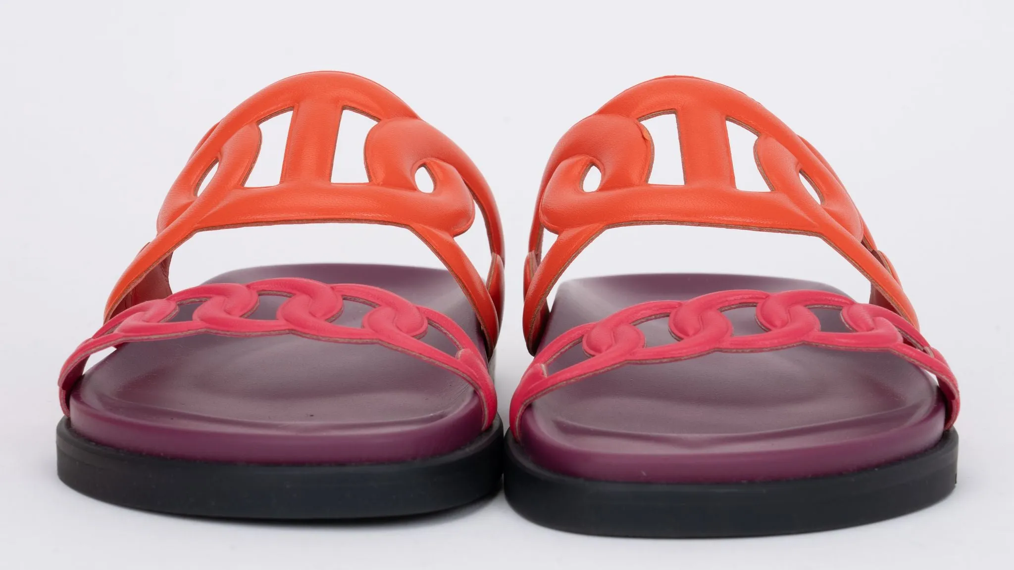 Hermès New Chain D Ancre 38 Sandals