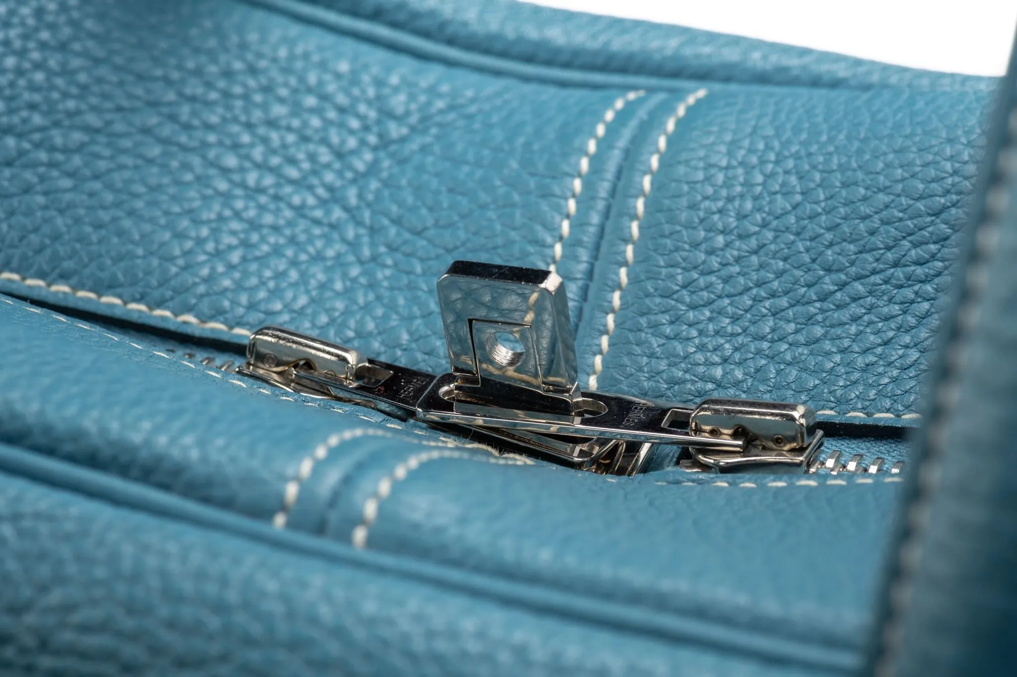 Hermès Victoria Bag Blue Togo Leather