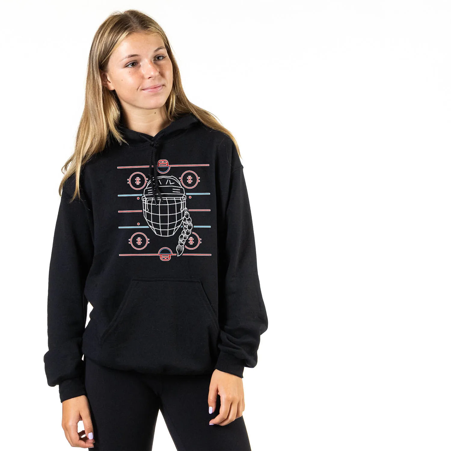 Hockey Hooded Sweatshirt - Game Time Girl 