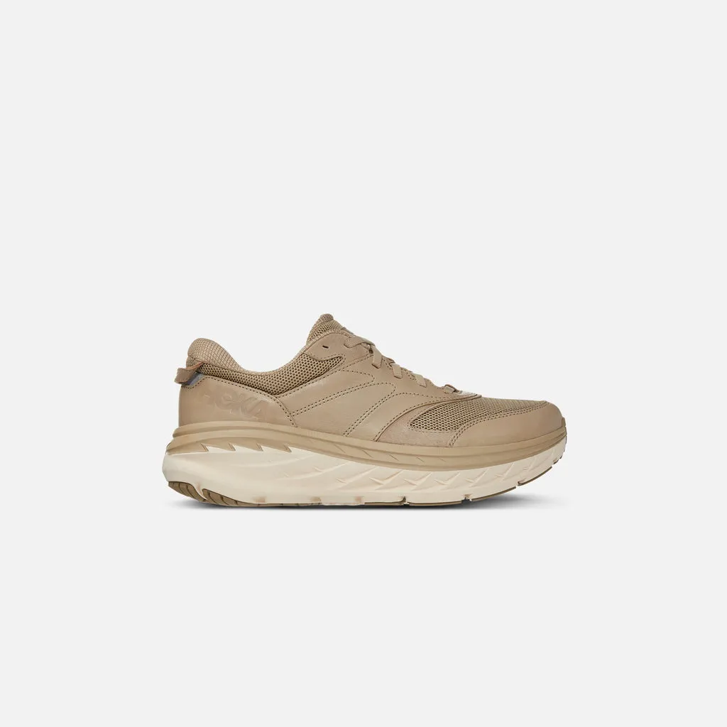 Hoka Bondi L - Tan / Grey