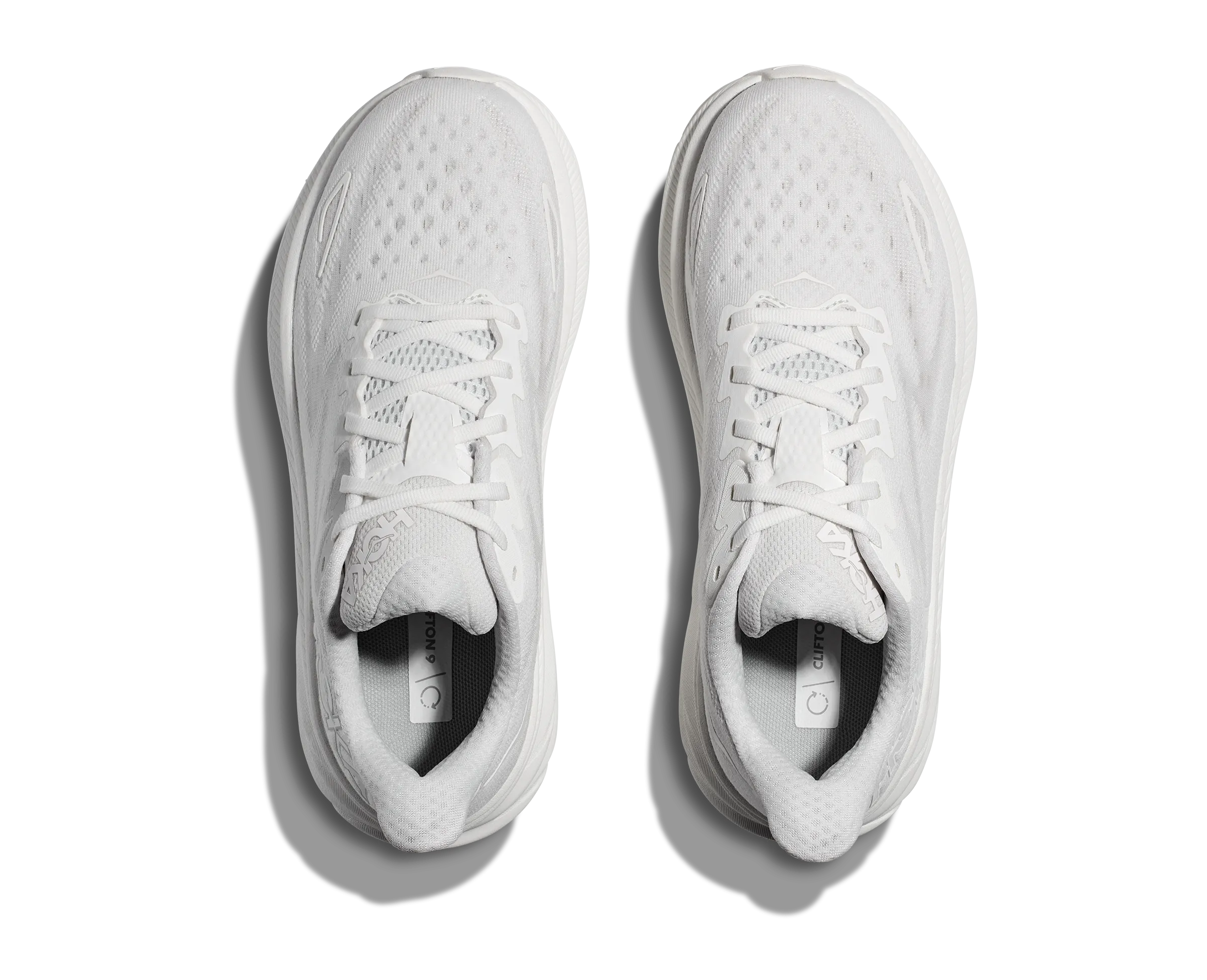 Hoka Clifton 9 White WIDE Women's