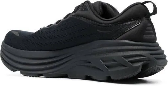 HOKA logo-print lace-up sneakers Black