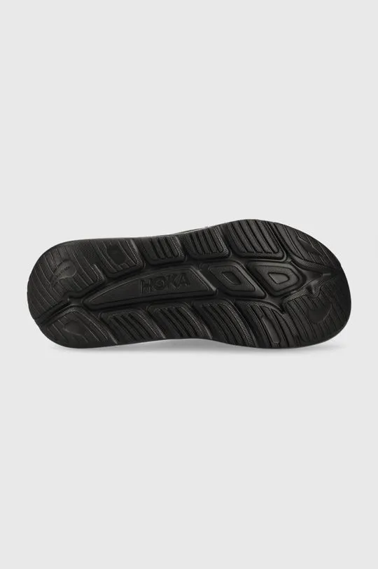 Hoka One One sliders ORA Recovery Slide 3 men's black color