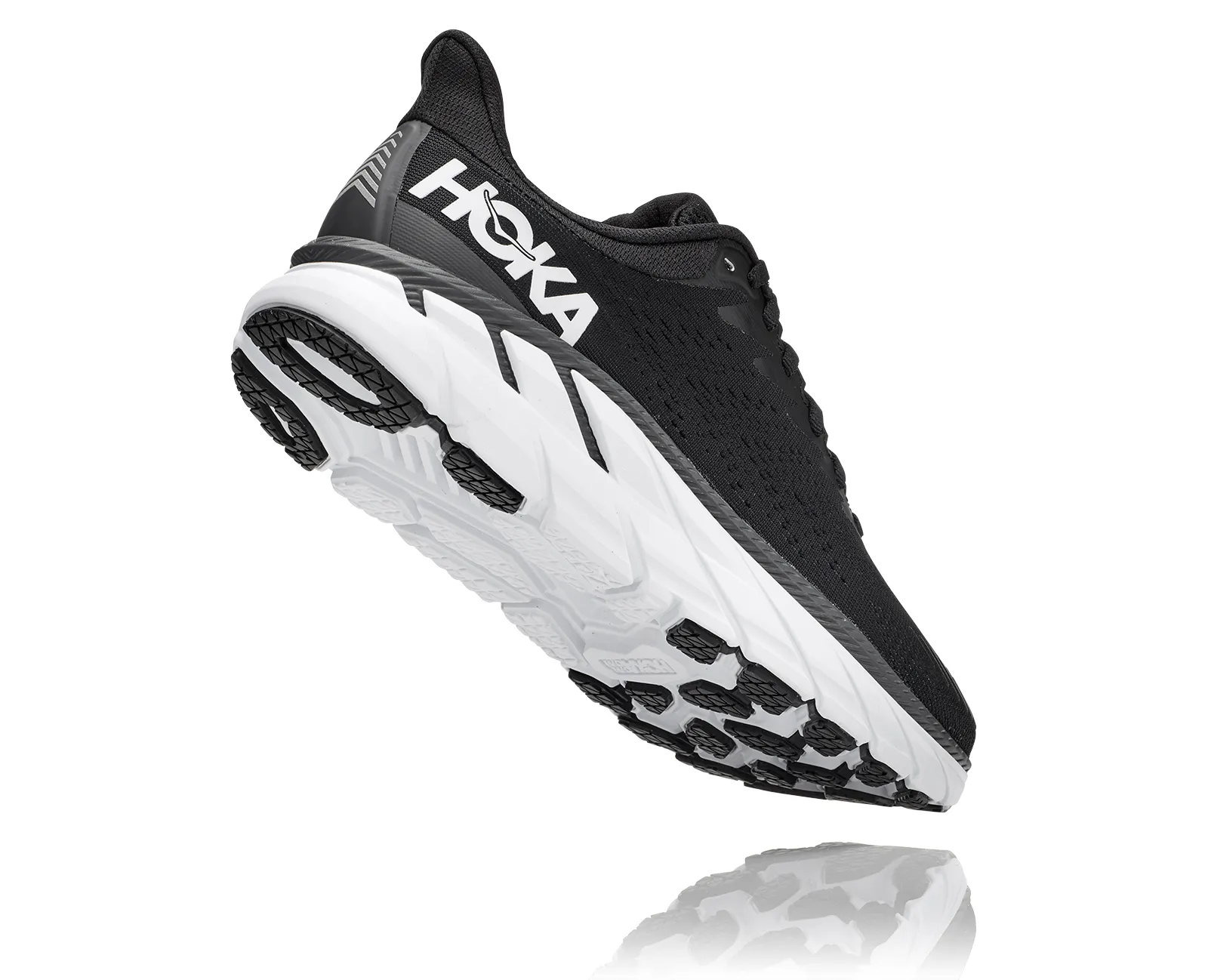 Hoka Womens Clifton 7- Black/White