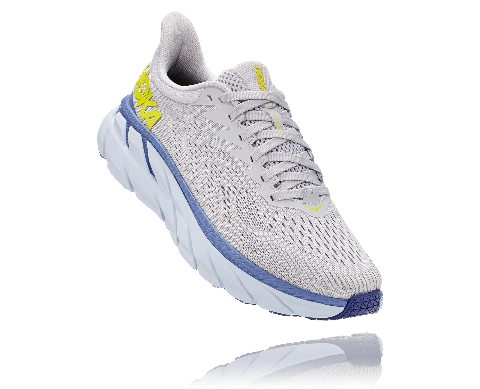 Hoka Womens Clifton 7- Luna Rock/Nimbus Cloud