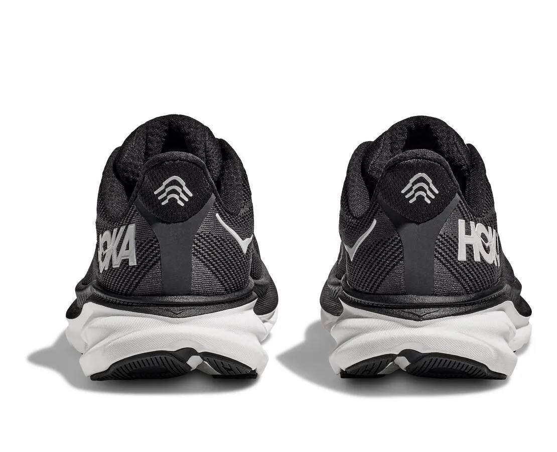 HOKA - Womens Clifton 9 Black/White