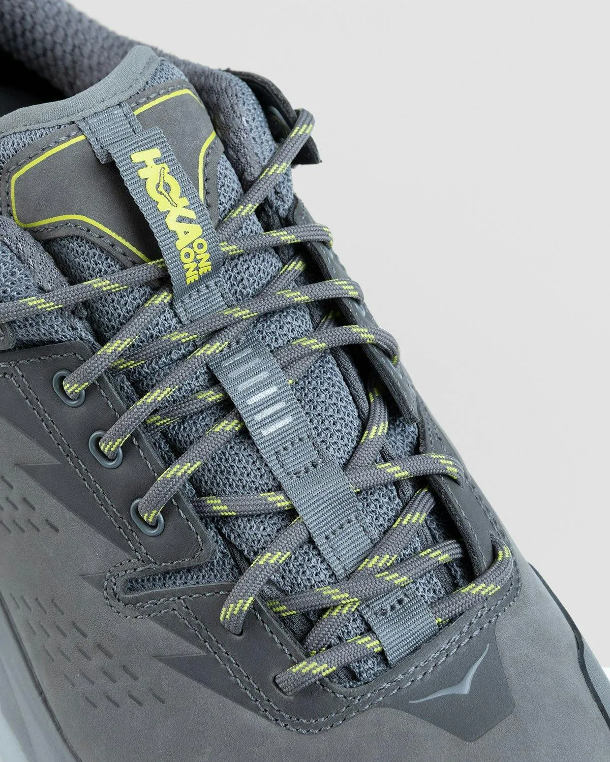 HOKA – M Kaha Low GTX Charcoal Grey Green Sheen | Highsnobiety Shop