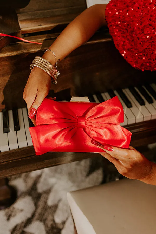 Holiday Soiree Satin Clutch