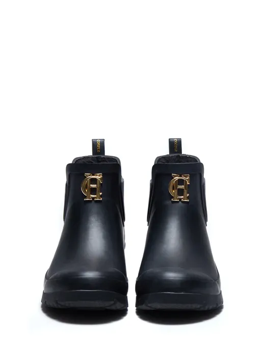 Holland Cooper Rubber Chelsea Boot Black