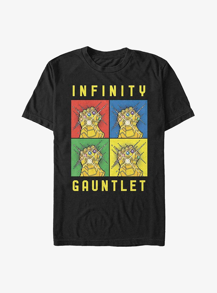 Hot Topic Marvel Avengers Warhol Gauntlet T-Shirt