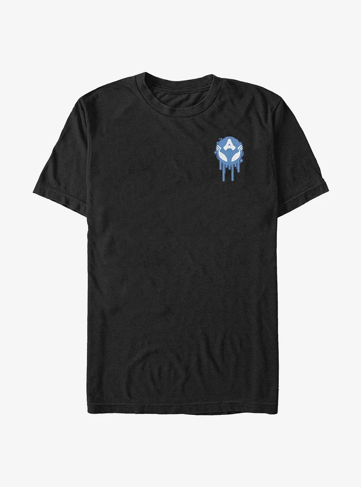 Hot Topic Marvel Venom Venomized America Badge T-Shirt