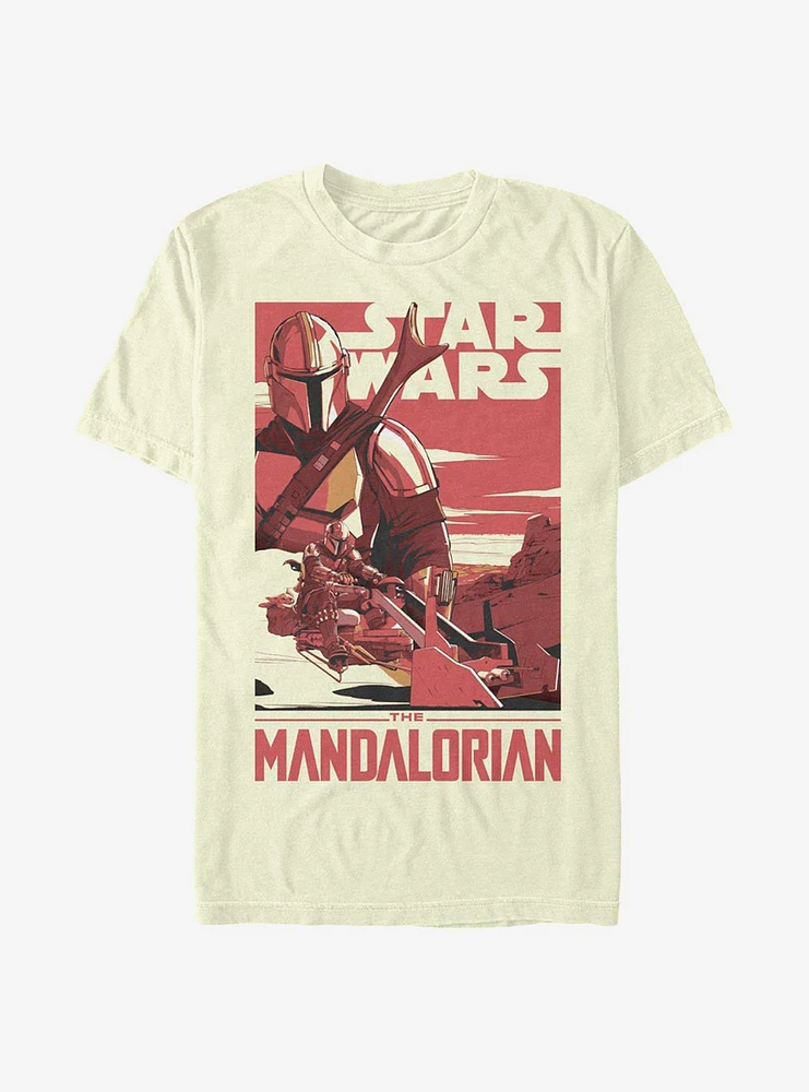Hot Topic Star Wars The Mandalorian Mad Mando Poster T-Shirt