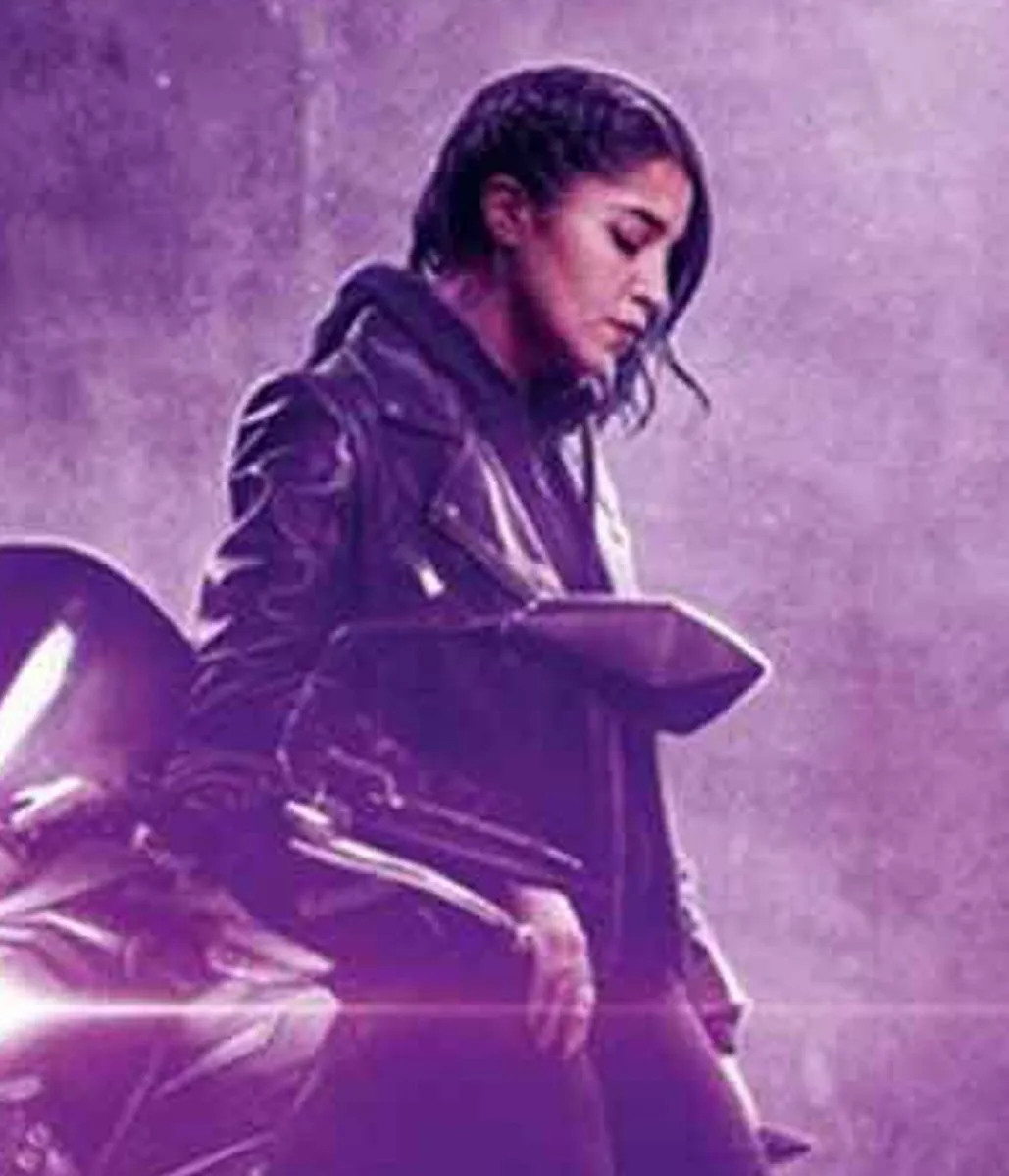 How I Became a Super Hero Leïla Bekhti Motorcycle Jacket