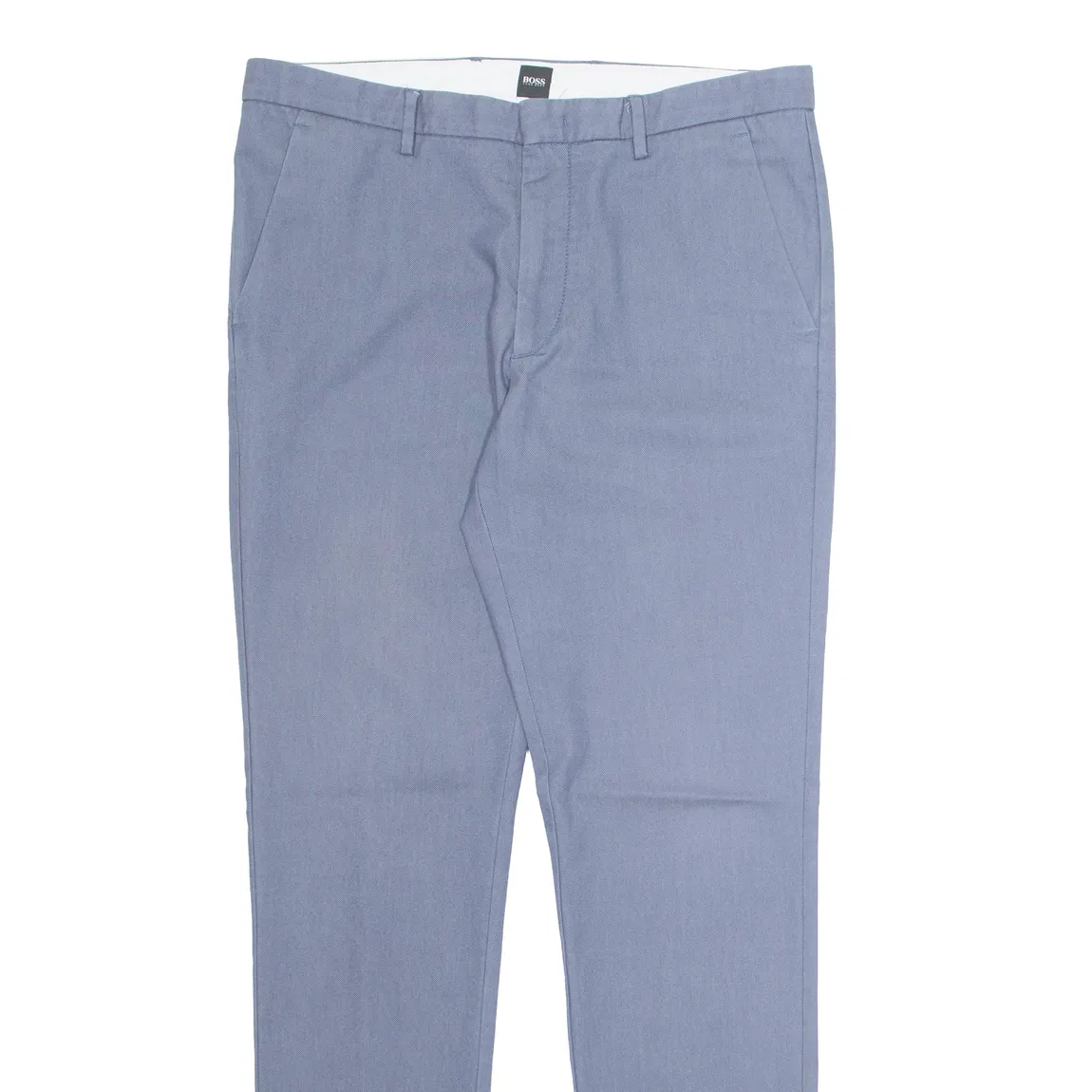 HUGO BOSS Chino Mens Trousers Blue Regular Tapered W32 L31