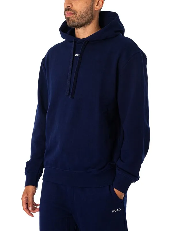 HUGO Dapo Dayote Hooded Tracksuit - Navy