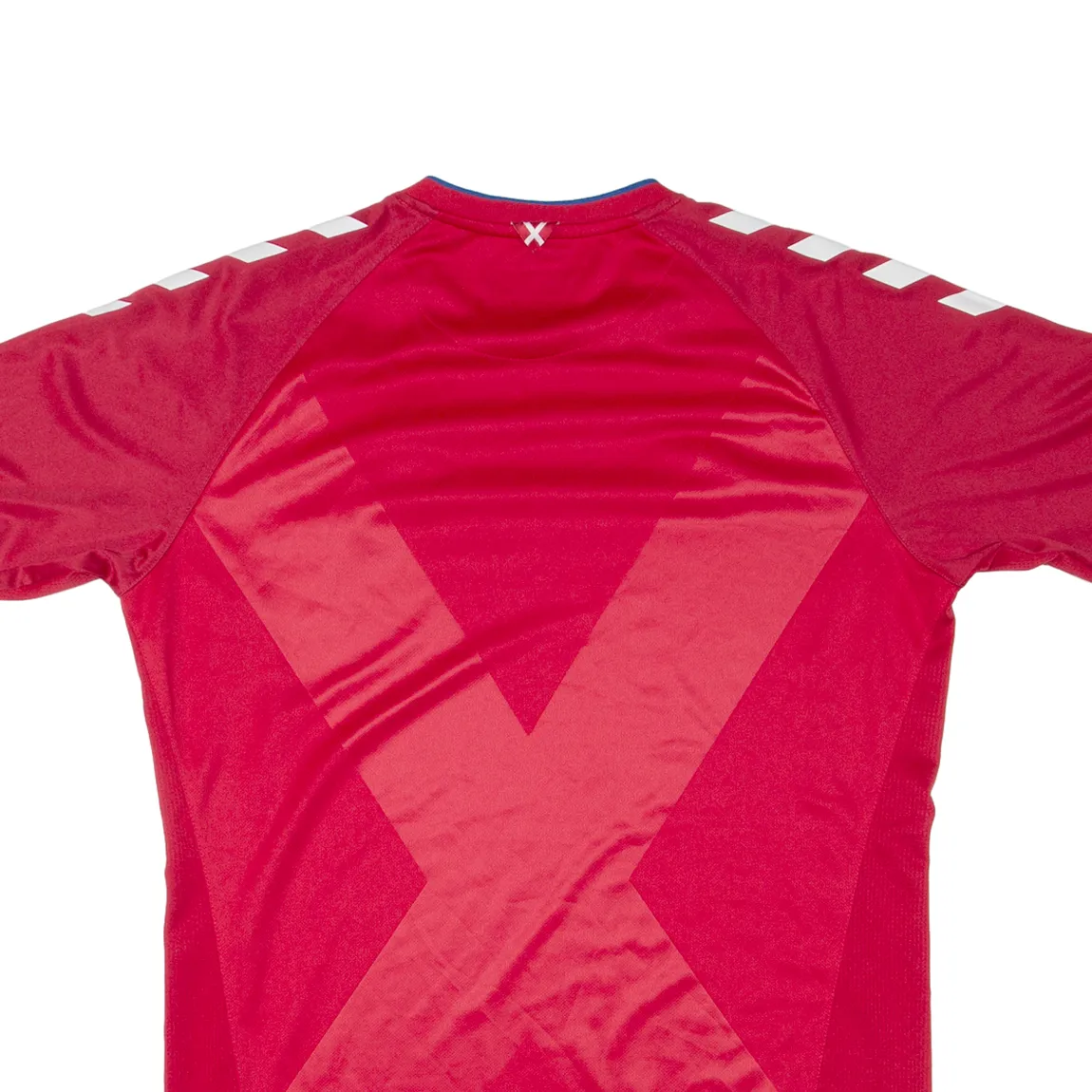 HUMMEL Denmark National Team Mens Football Shirt Jersey Red S