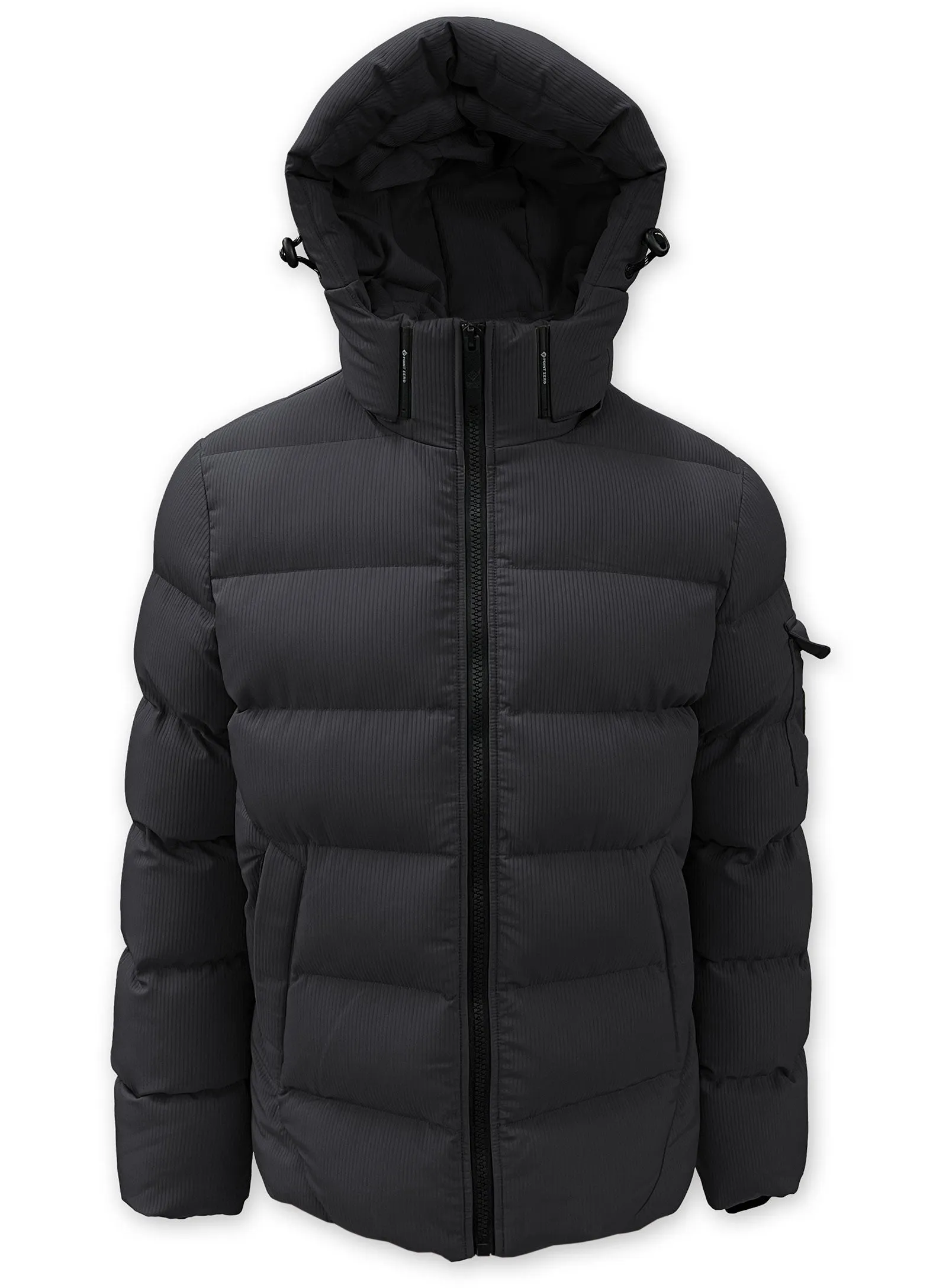 HUXLEY|Plisse texture puffer ||HUXLEY|Texture plissée matelassée