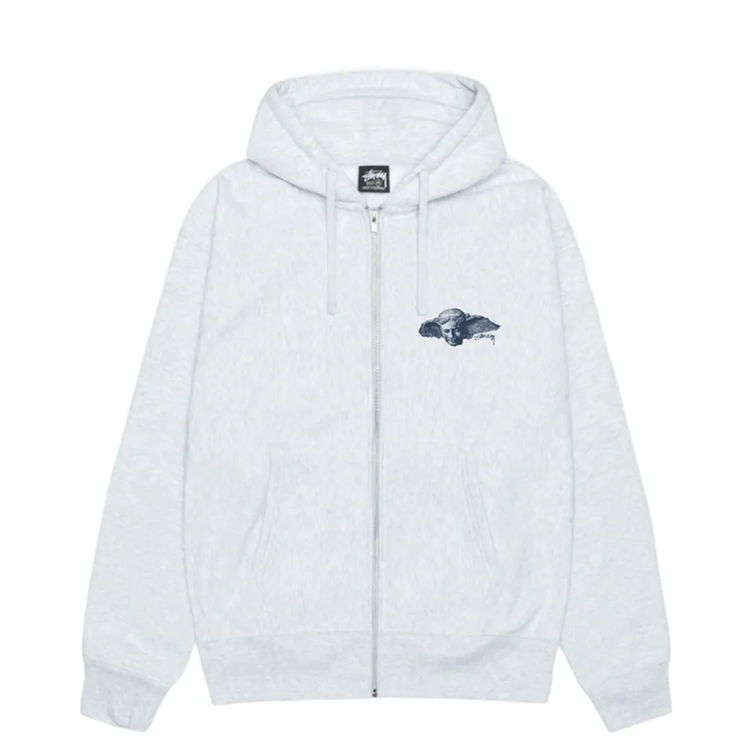 HYPNOS ZIP HOODIE ASH HEATHER