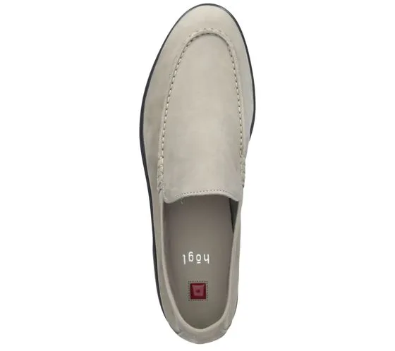 högl Damen Slipper Echtleder Pumps im Mokassin-Style 3-10 1202 5800 Hellgrau