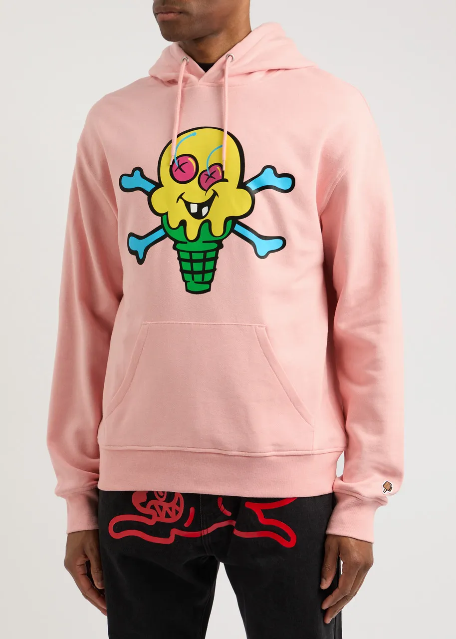 ICE CREAM Cones Bones hooded cotton sweatshirt -                         -                     -                