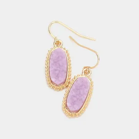 iLLASPARKZ Druzy Hexagon Dangle Earrings