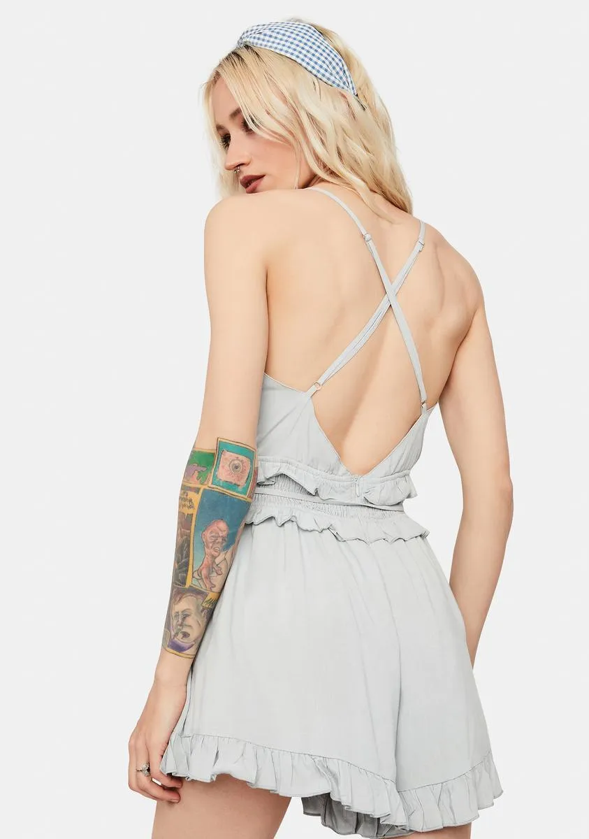 I'm Still Into You Ruffled Romper-