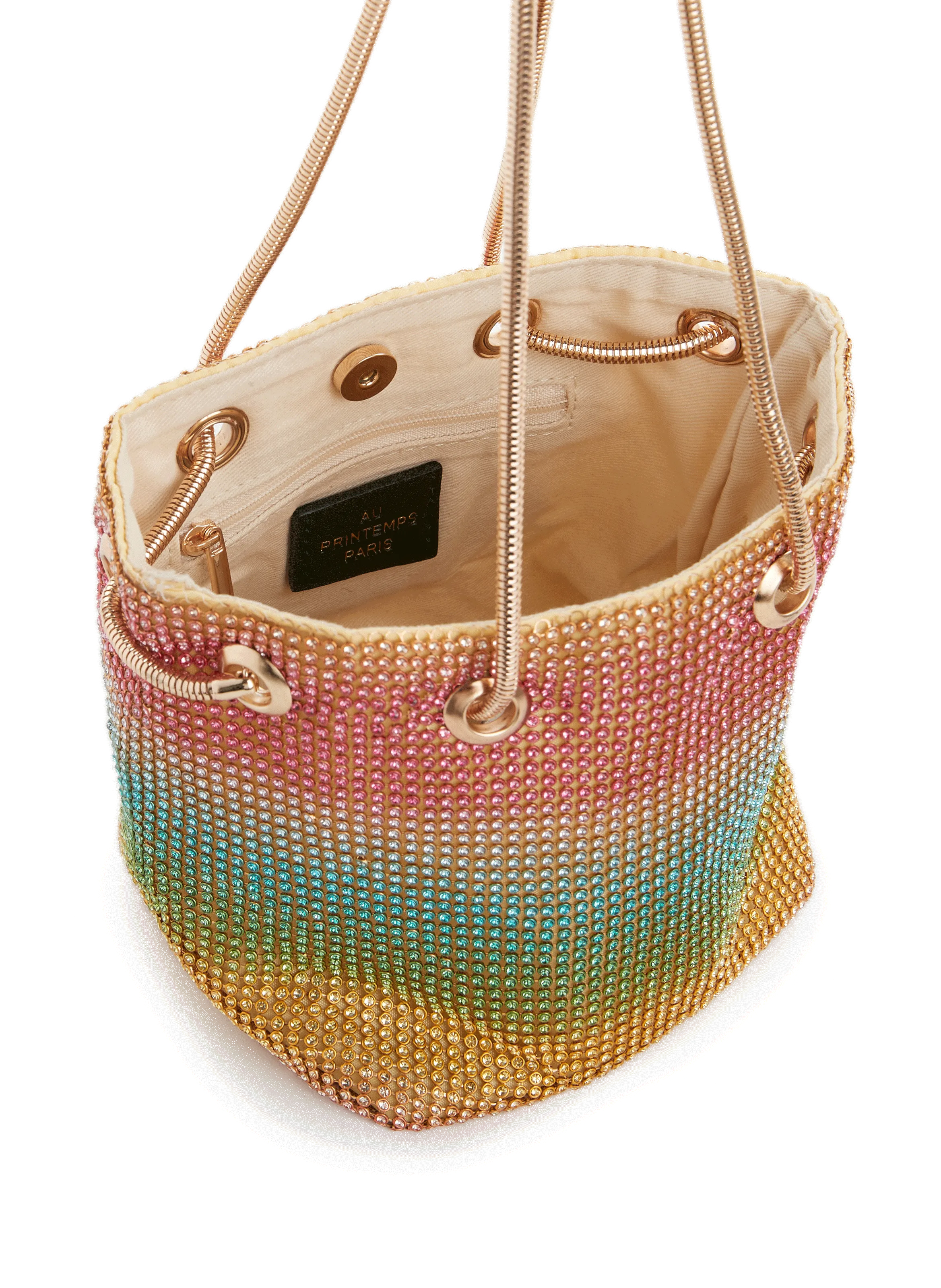 In Printemps Paris  Tote bag with metallic thread details - Multicolour