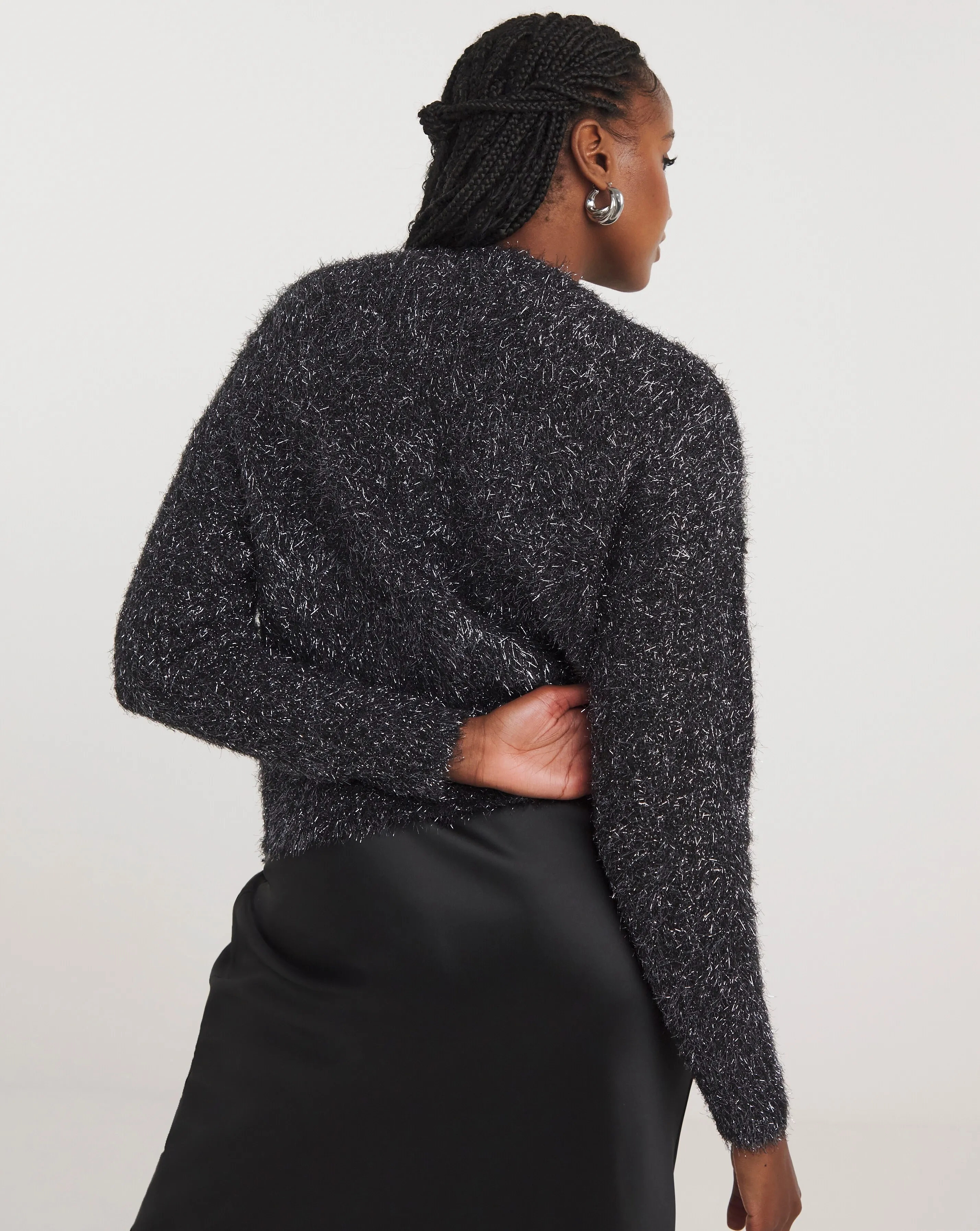 Ink Tinsel Jumper | Simply Be