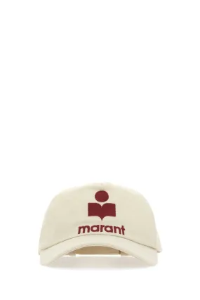 Isabel Marant Ivory Cotton Tyron Baseball Cap