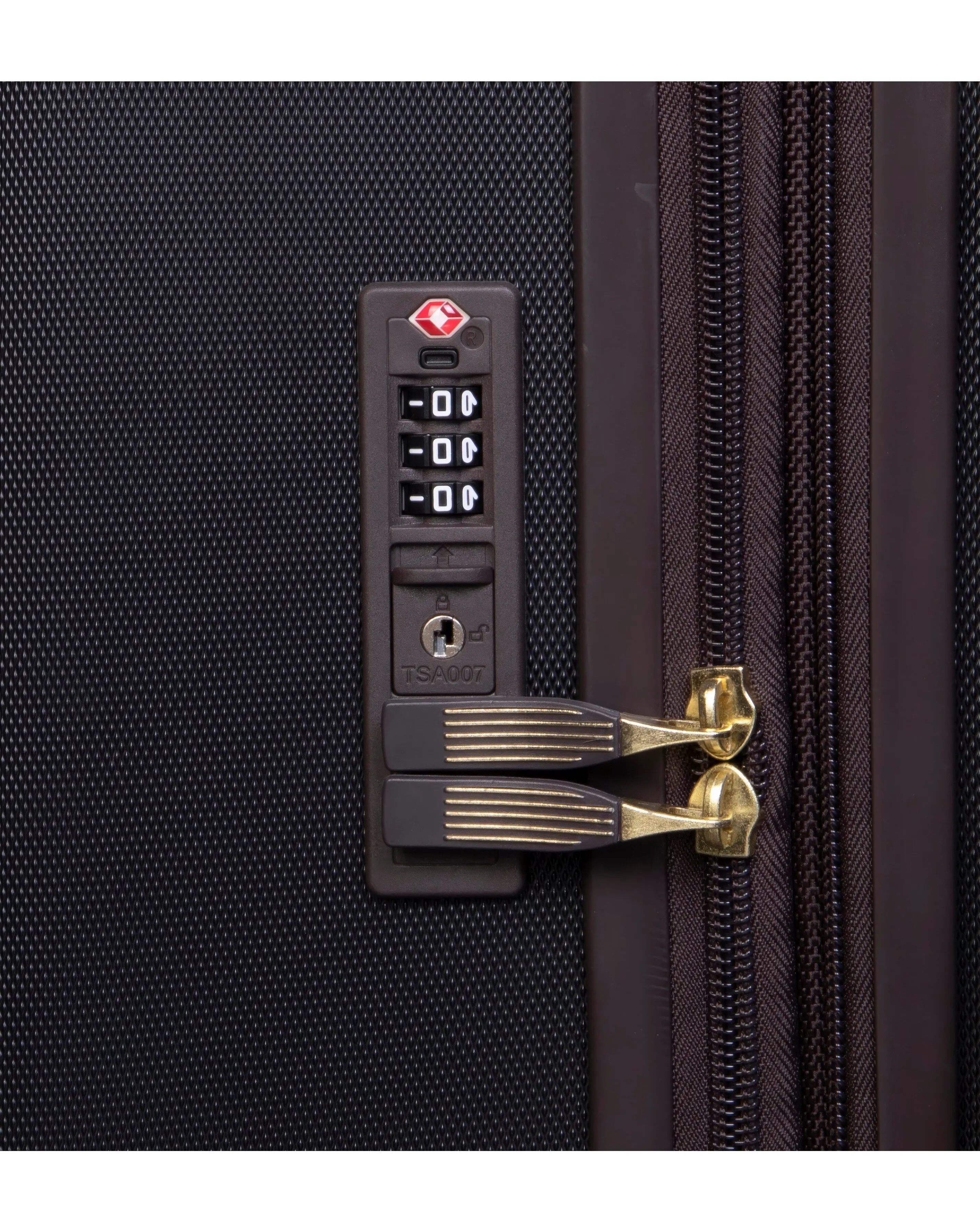 IT Luggage Superiority Black Large Suitcase with TSA Lock | Simply Be