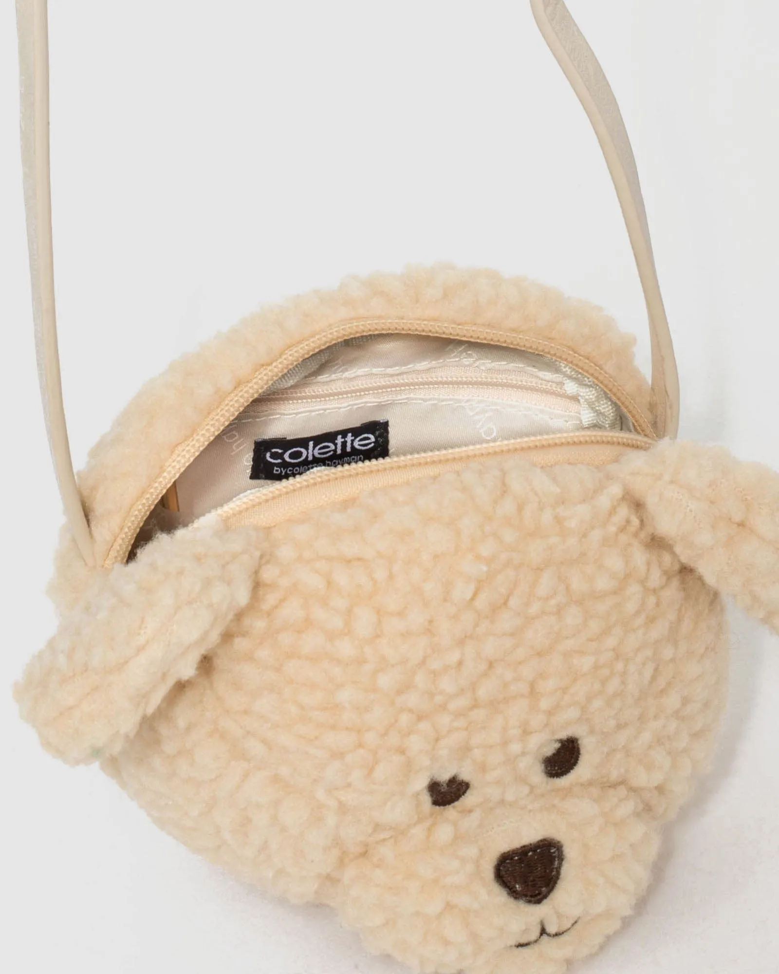 Ivory Teddy Kids Crossbody Bag