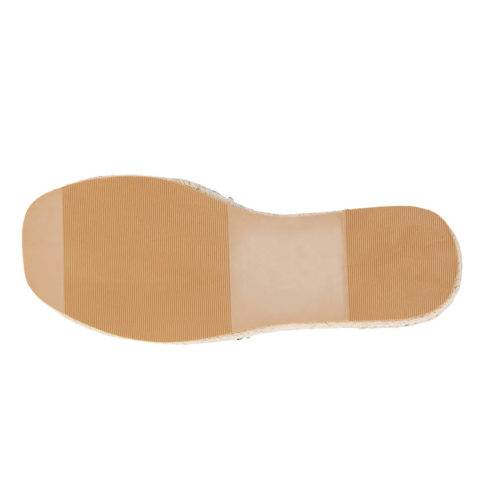 Ivy Espadrille Slide Sandals
