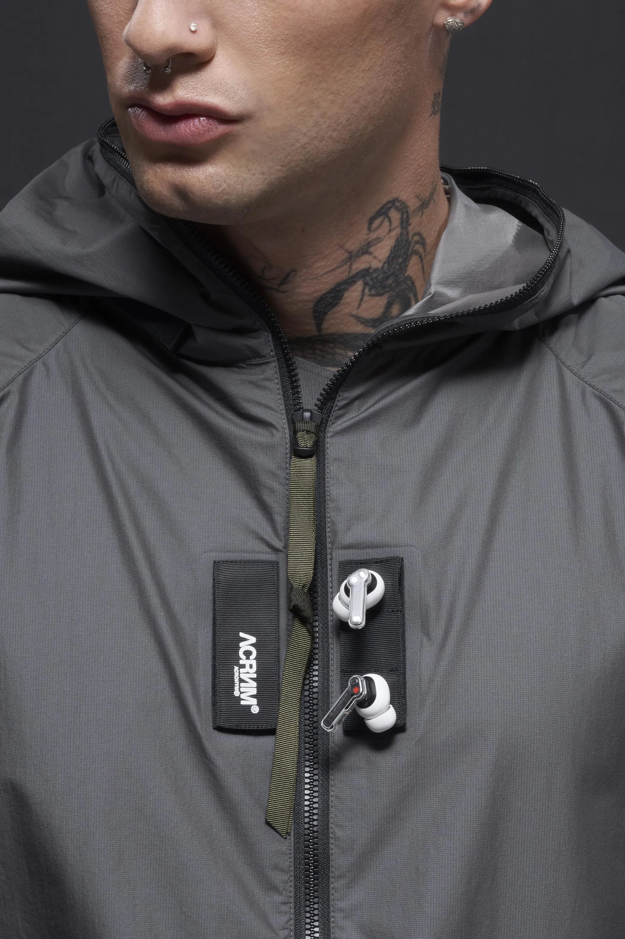 J118-WS Packable Windstopper Active Shell Jacket -Grey