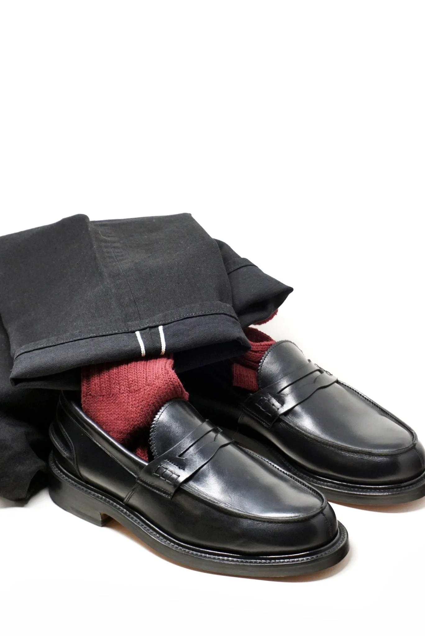 Jack Dress Penny Loafers Black