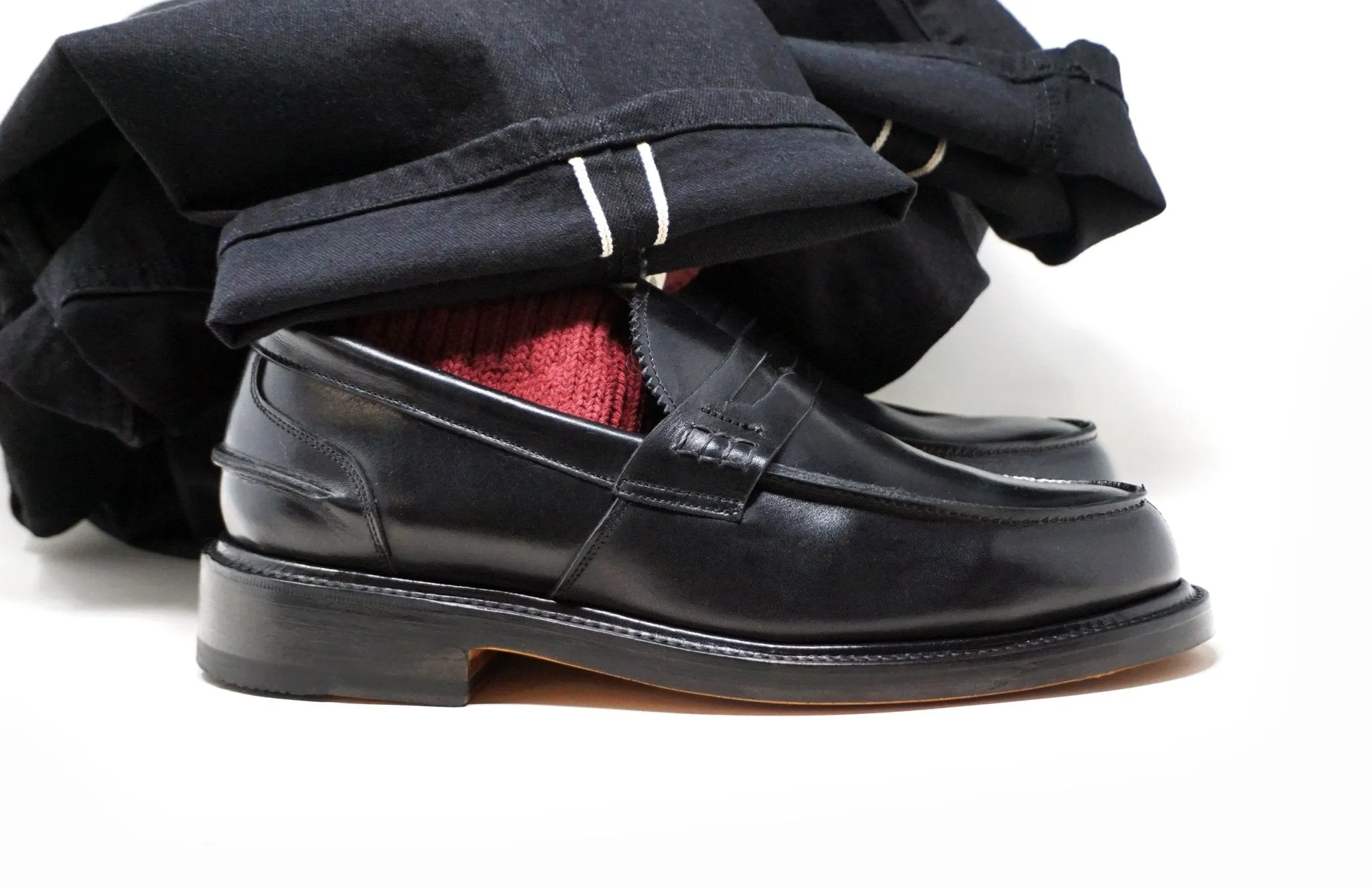 Jack Dress Penny Loafers Black