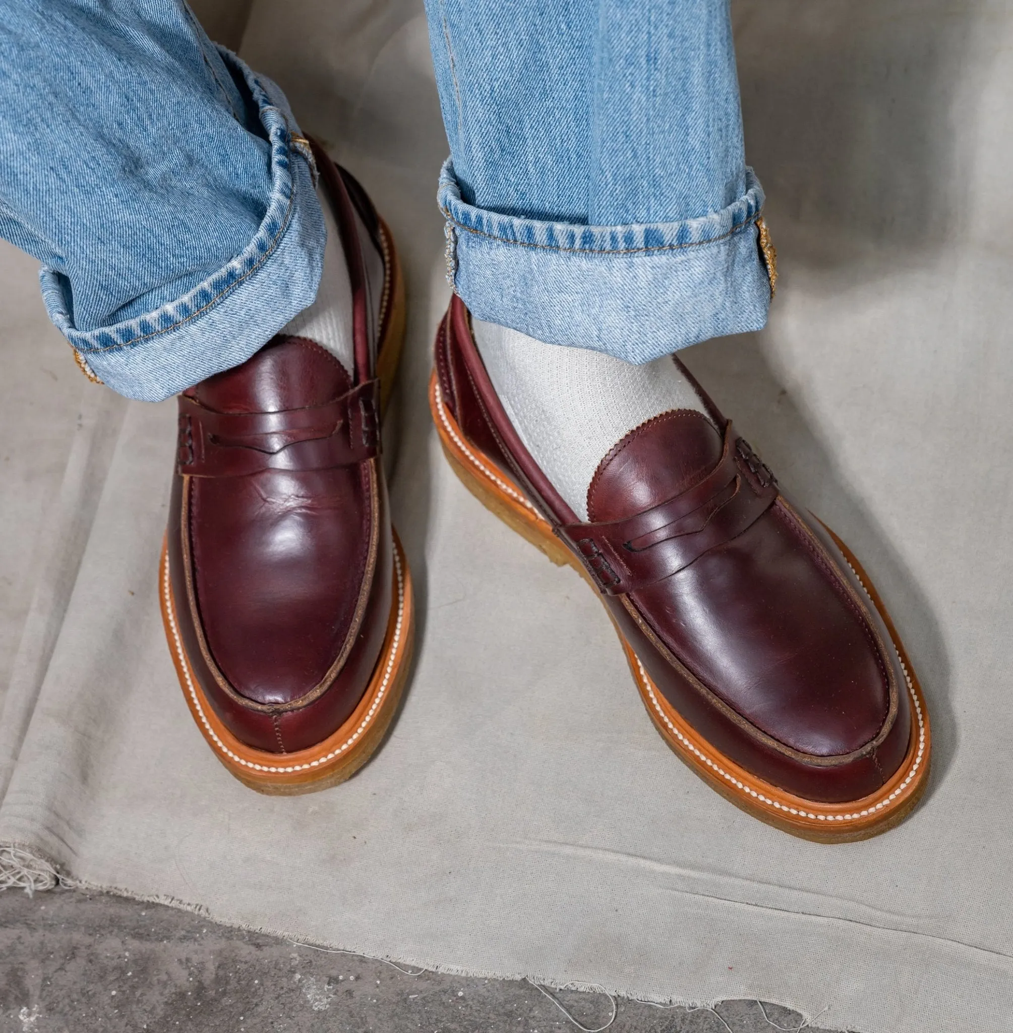 Jack Penny Loafers Cherry MTO