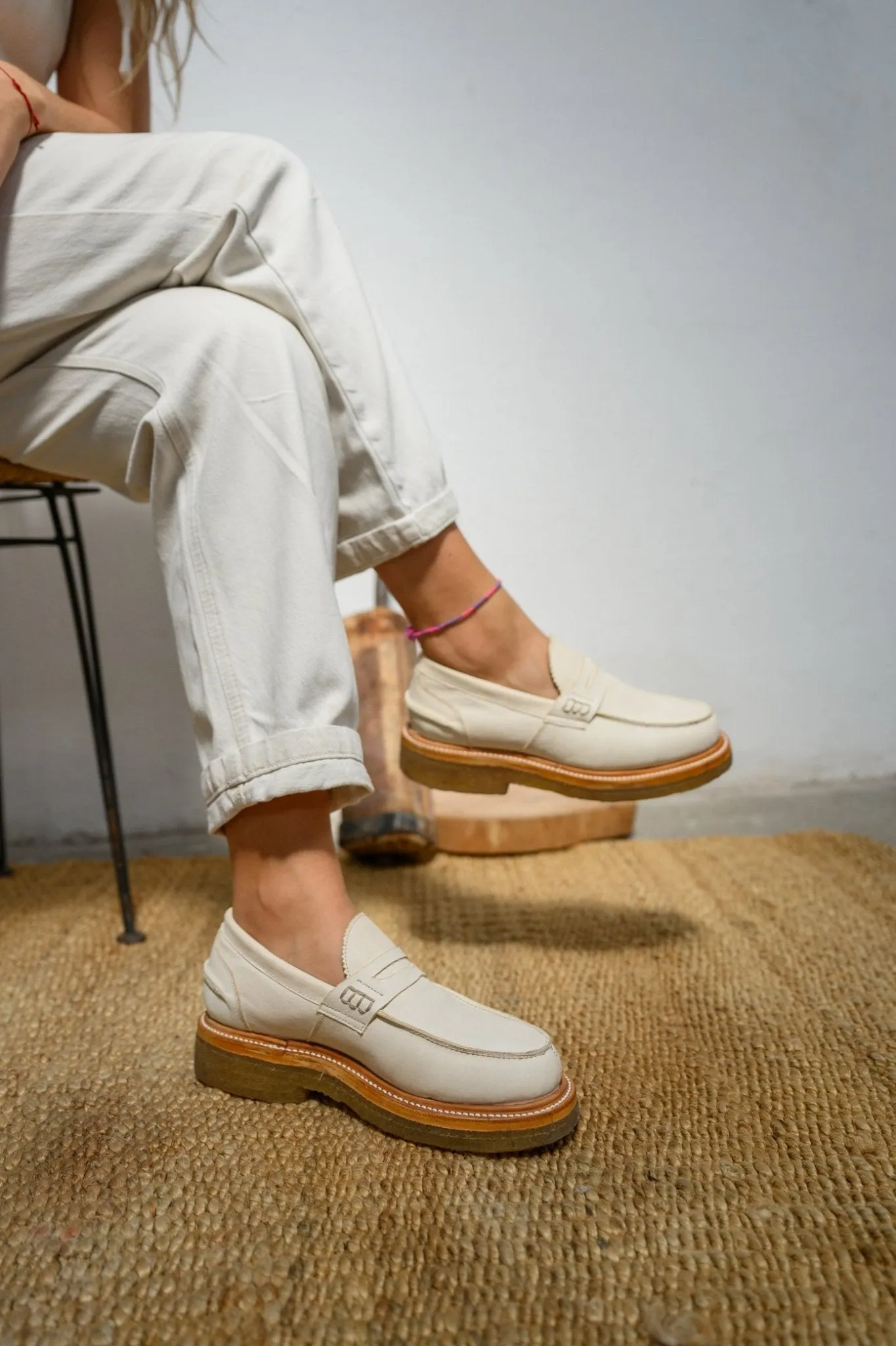 Jack Penny Loafers Eco White (MTO)